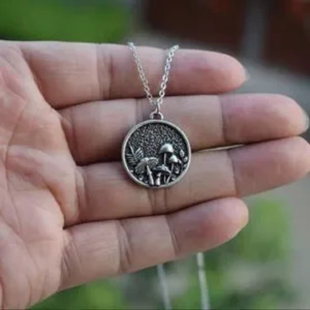 Mushroom Forrest Pendant?Necklace?24